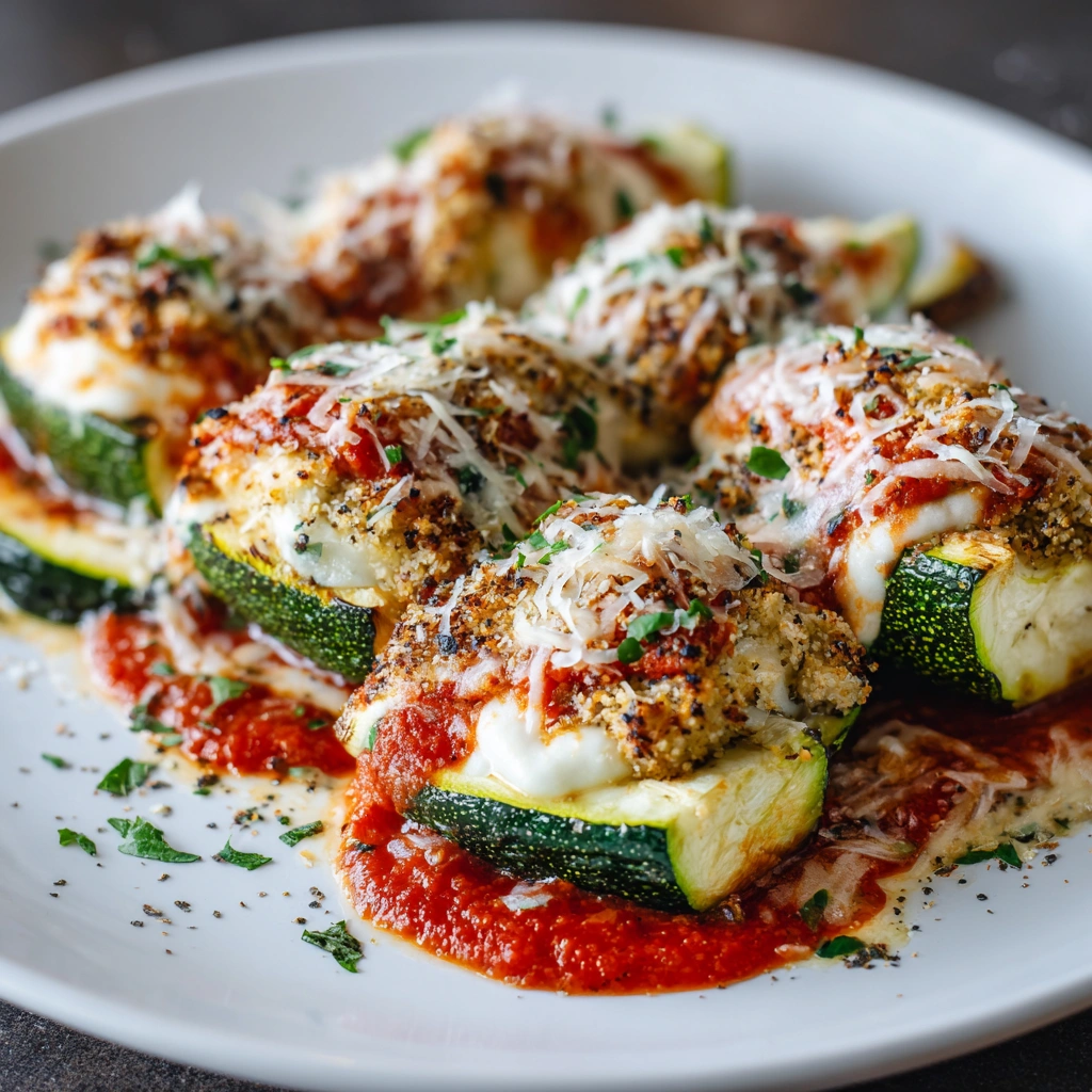 Zucchini Ricotta Melts with Marinara: A Flavorful Delight!