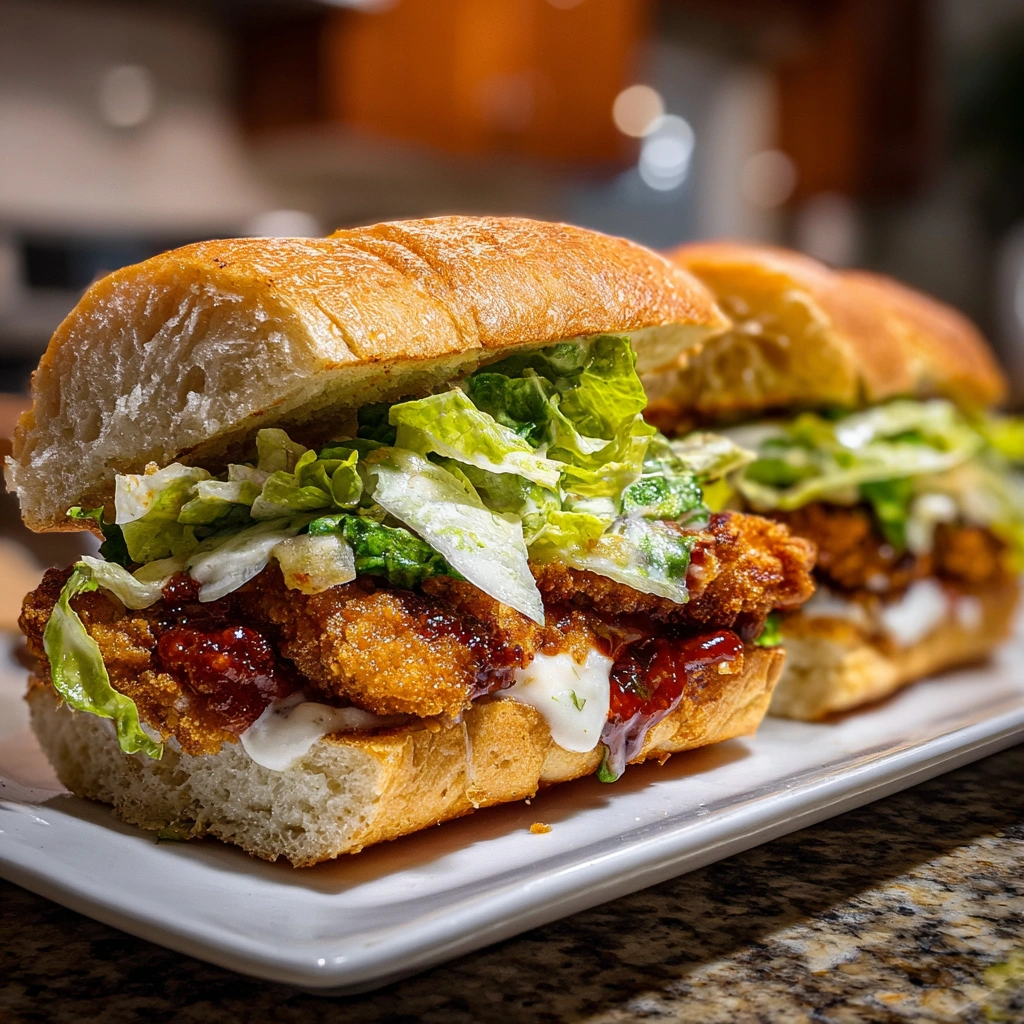 Crispy Chicken Caesar Sandwich: A Flavor Explosion Awaits!