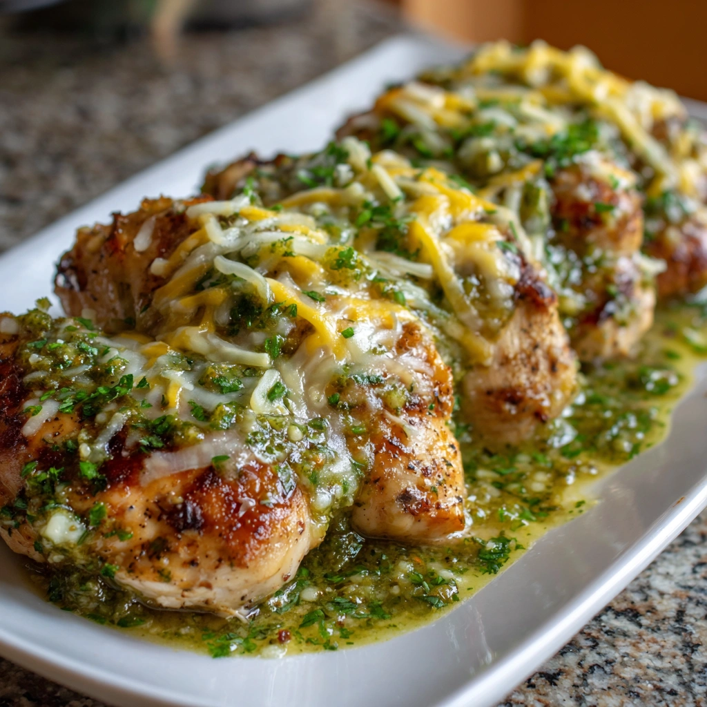 Grilled Salsa Verde Pepper Jack Chicken: A Flavor Explosion!