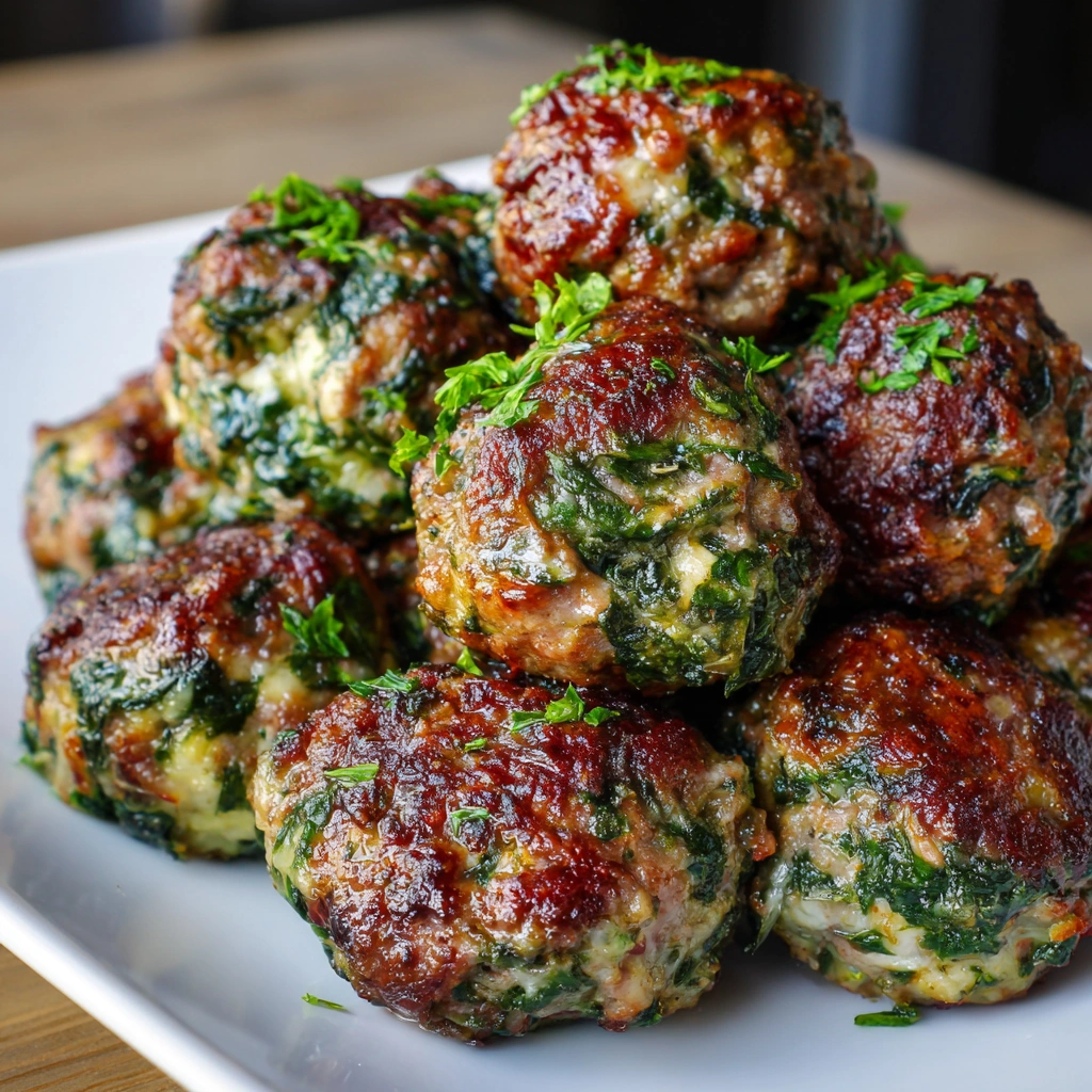 Spinach Garlic Meatballs Recipe You’ll Love Today!