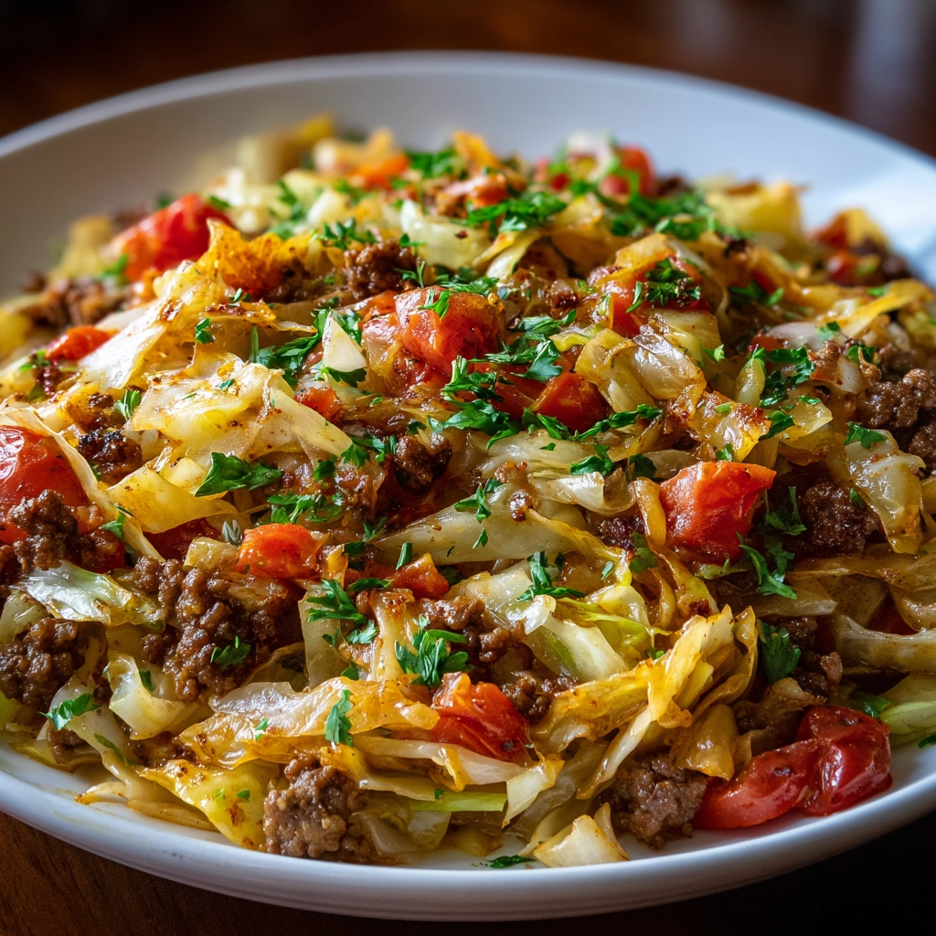 Ground Beef and Chopped Cabbage: A Savory Delight Awaits!