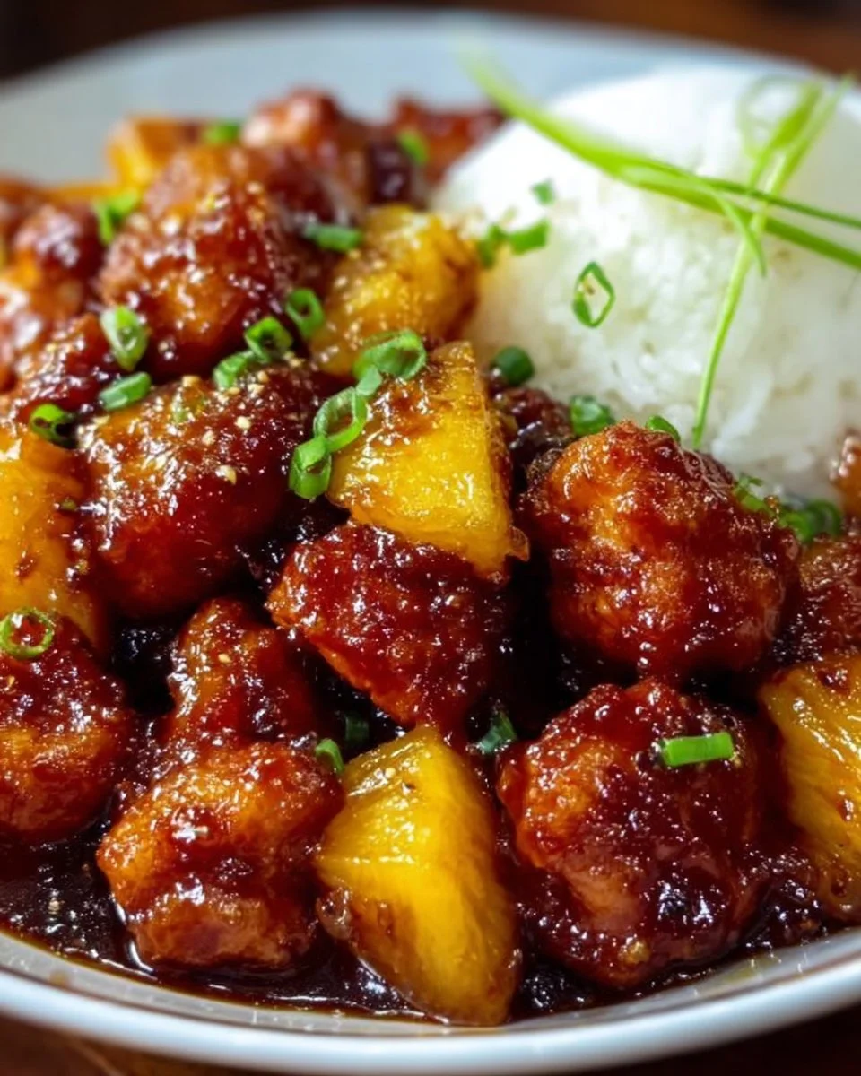 Brown Sugar Pineapple Chicken