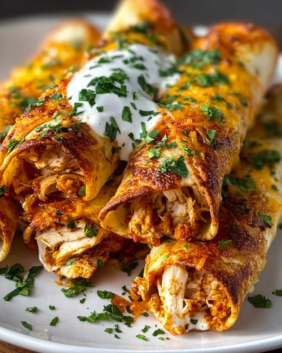 Crispy Chicken Taquitos