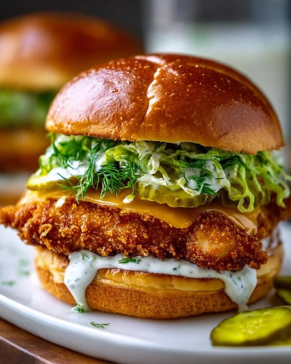 Crispy Dill Chicken Sandwich Recipe