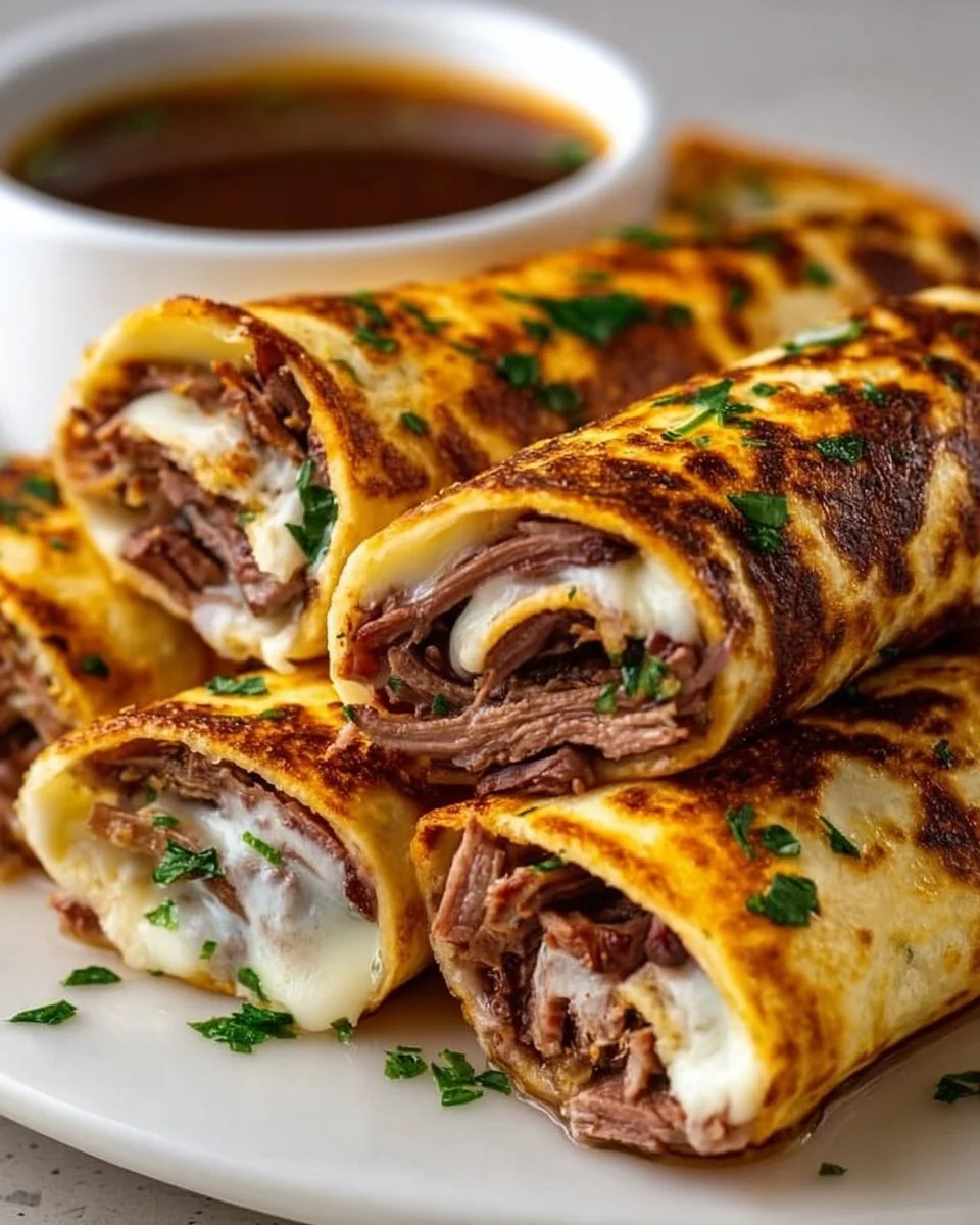 Delicious French Dip Tortilla Roll Ups for Quick Comfort Food