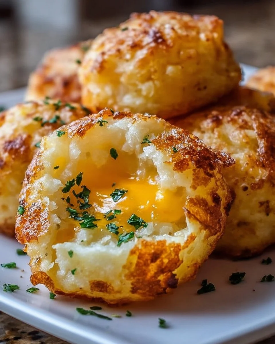 Mashed Potato Cheese Puffs