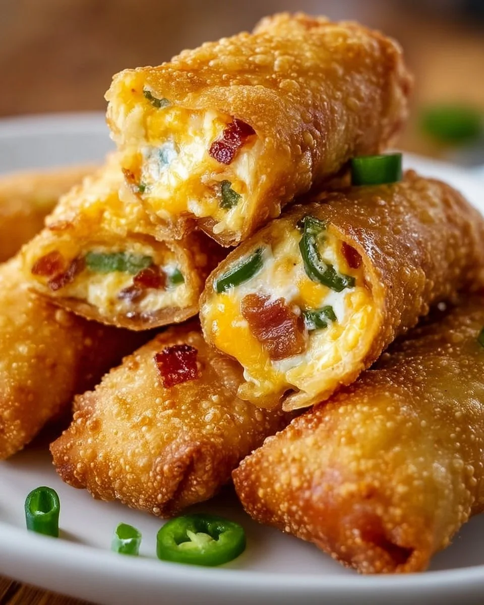 Mini Jalapeño Popper Egg Rolls