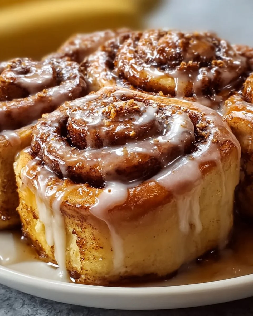 Banana Bread Cinnamon Rolls