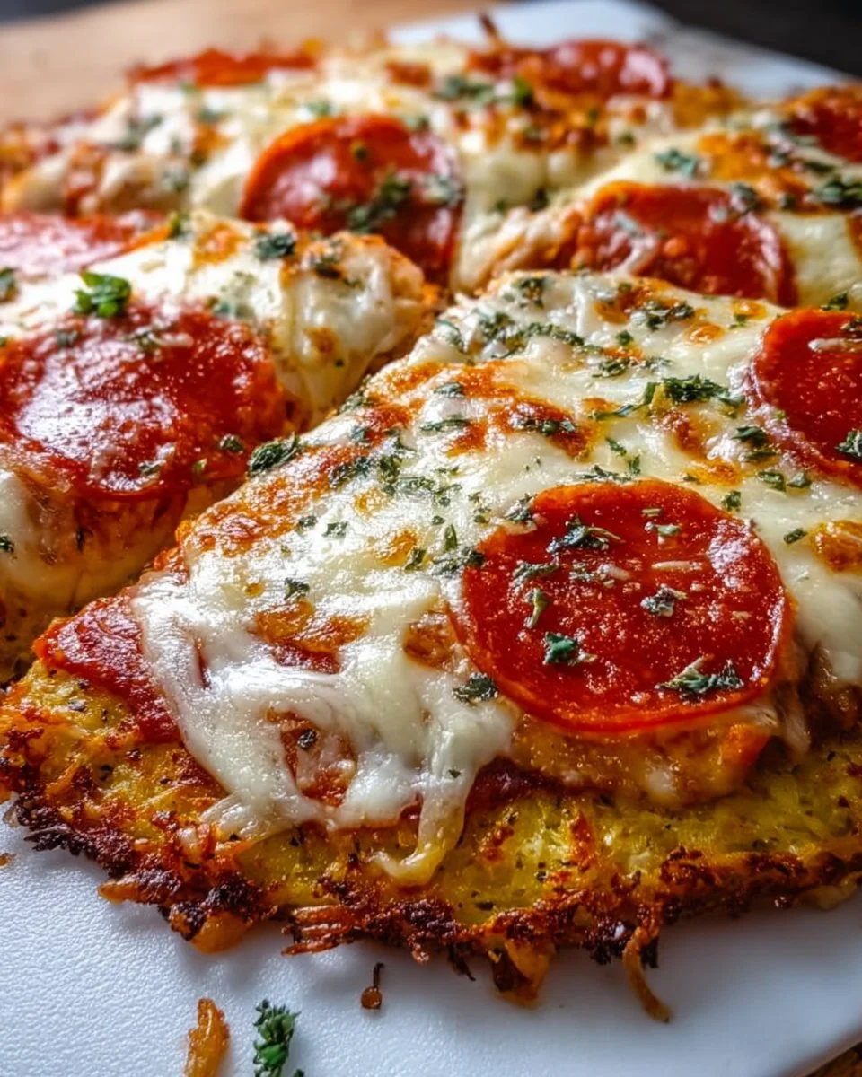 Chicken Crust Pizza Pepperoni