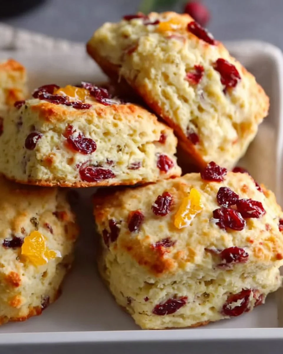 Cranberry Orange Scones