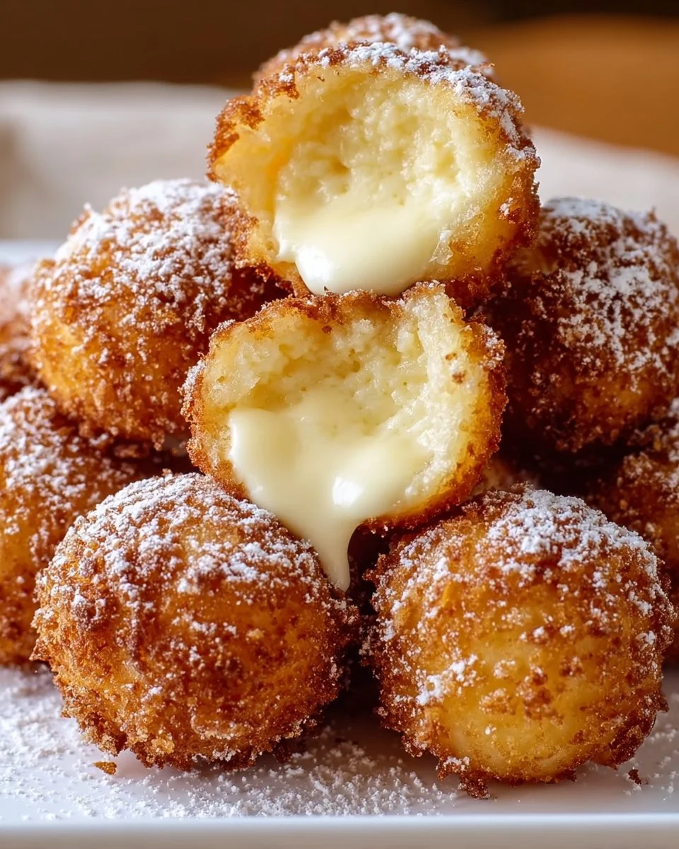 Crispy Fried Cheesecake Bites