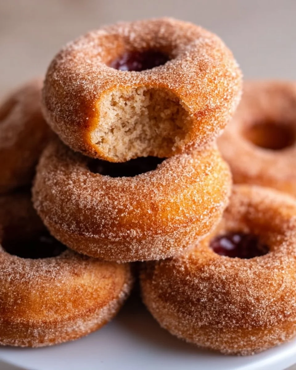 Keto Cinnamon Sugar Donuts