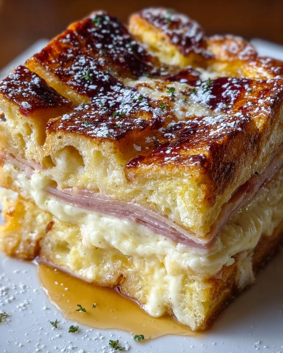 Monte Cristo Breakfast Casserole
