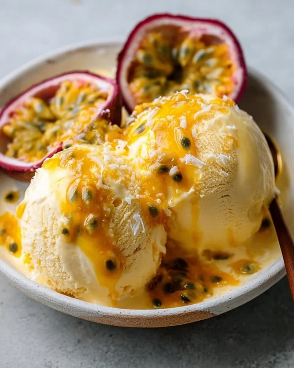 Passionfruit Ice Cream