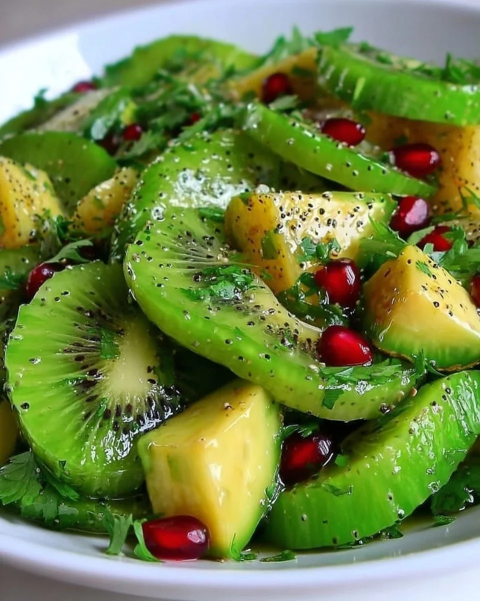 Simple Kiwi Avocado Salad