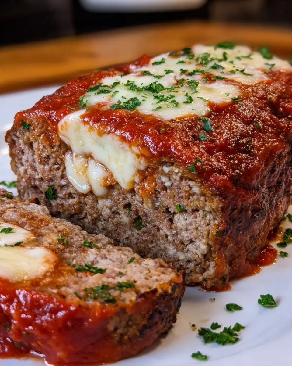 Stuffed Italian Meatloaf