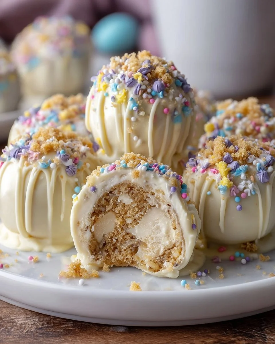 Banana Pudding Easter Truffles