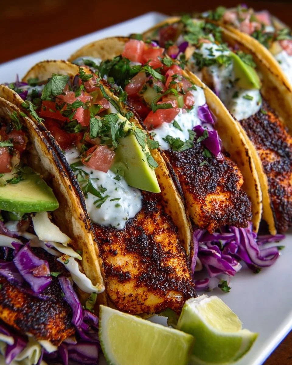 Blackened Fish Tacos