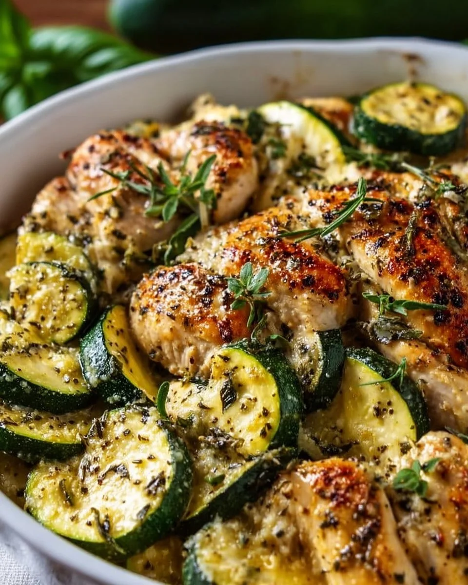 Chicken and Zucchini Skillet