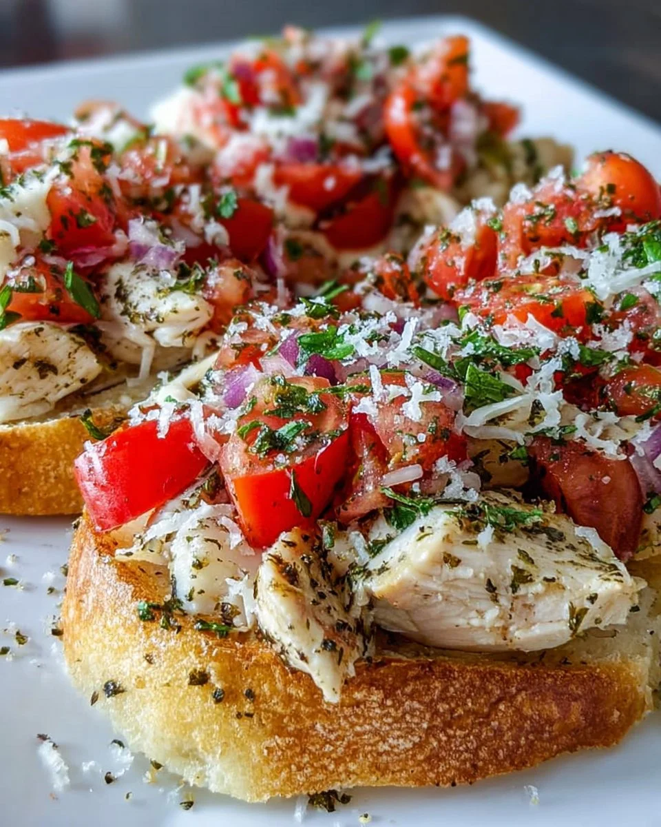 Chicken Bruschetta Casserole