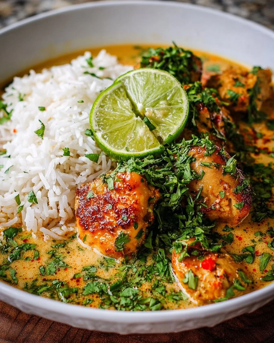Coconut Chicken Brothy Rice