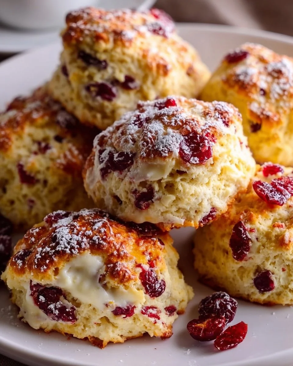 Cranberry Orange Scones