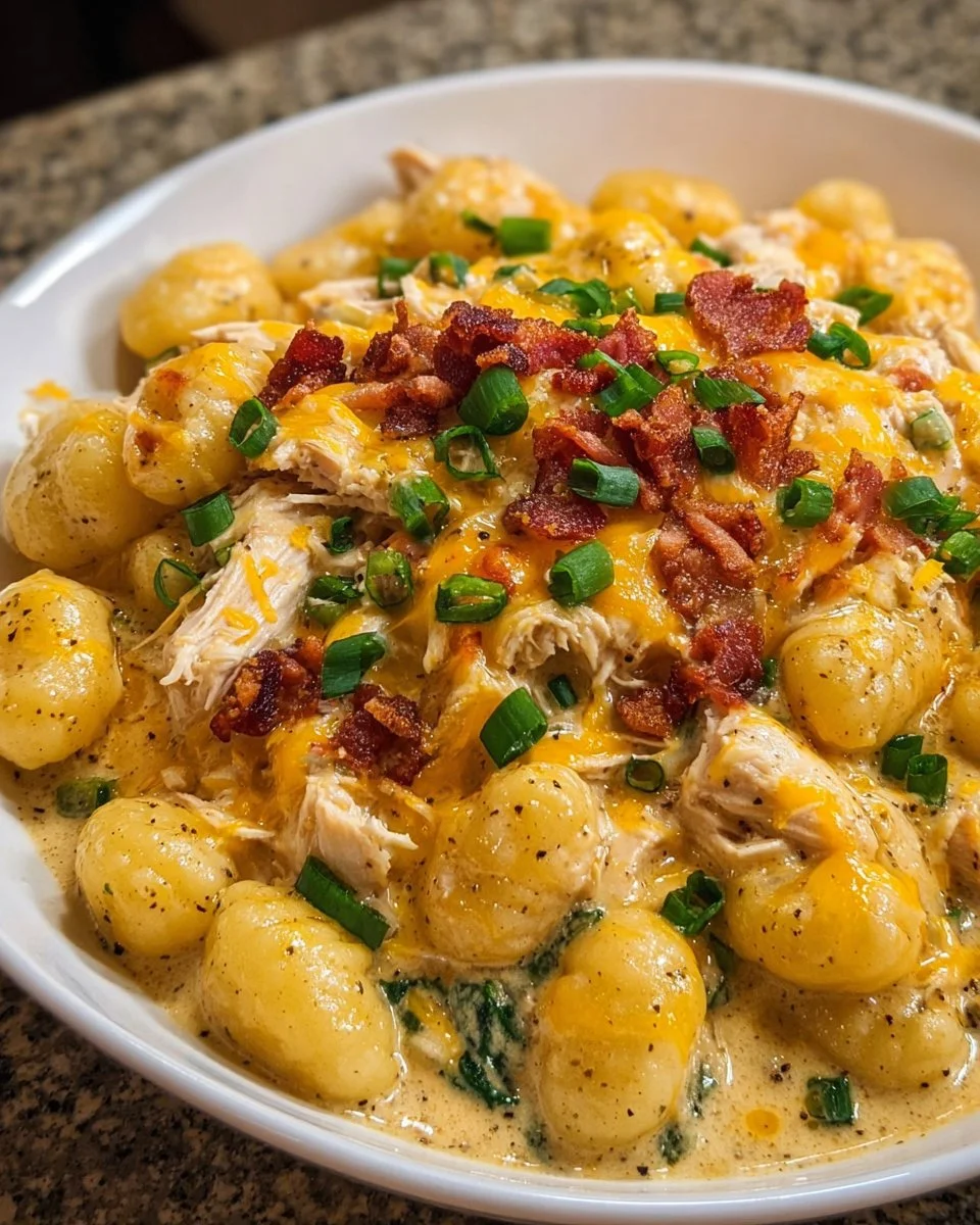 Creamy Crack Chicken Gnocchi
