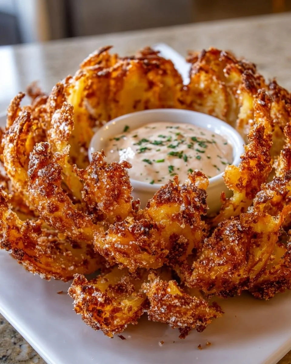 Crispy Air Fryer Blooming Onion