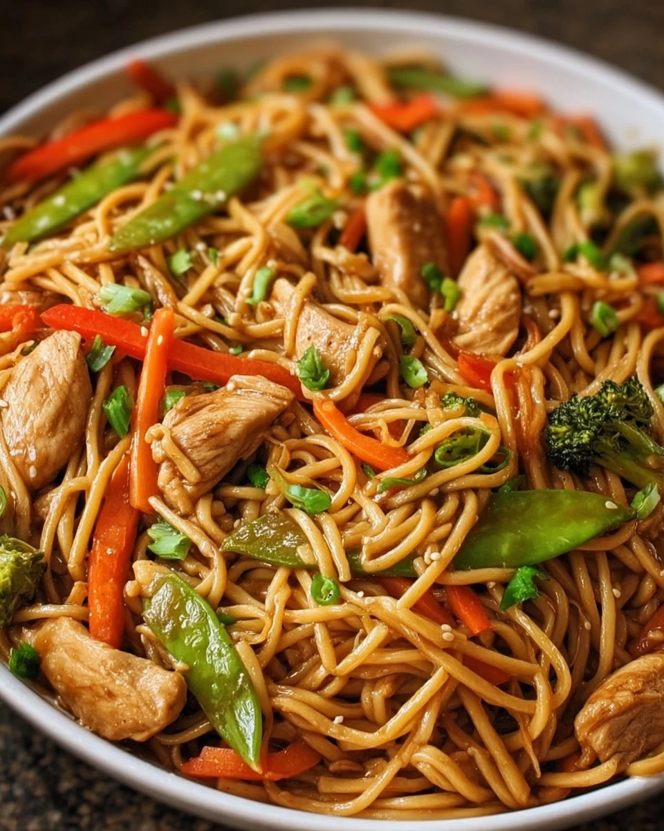 Easy Chicken Lo Mein