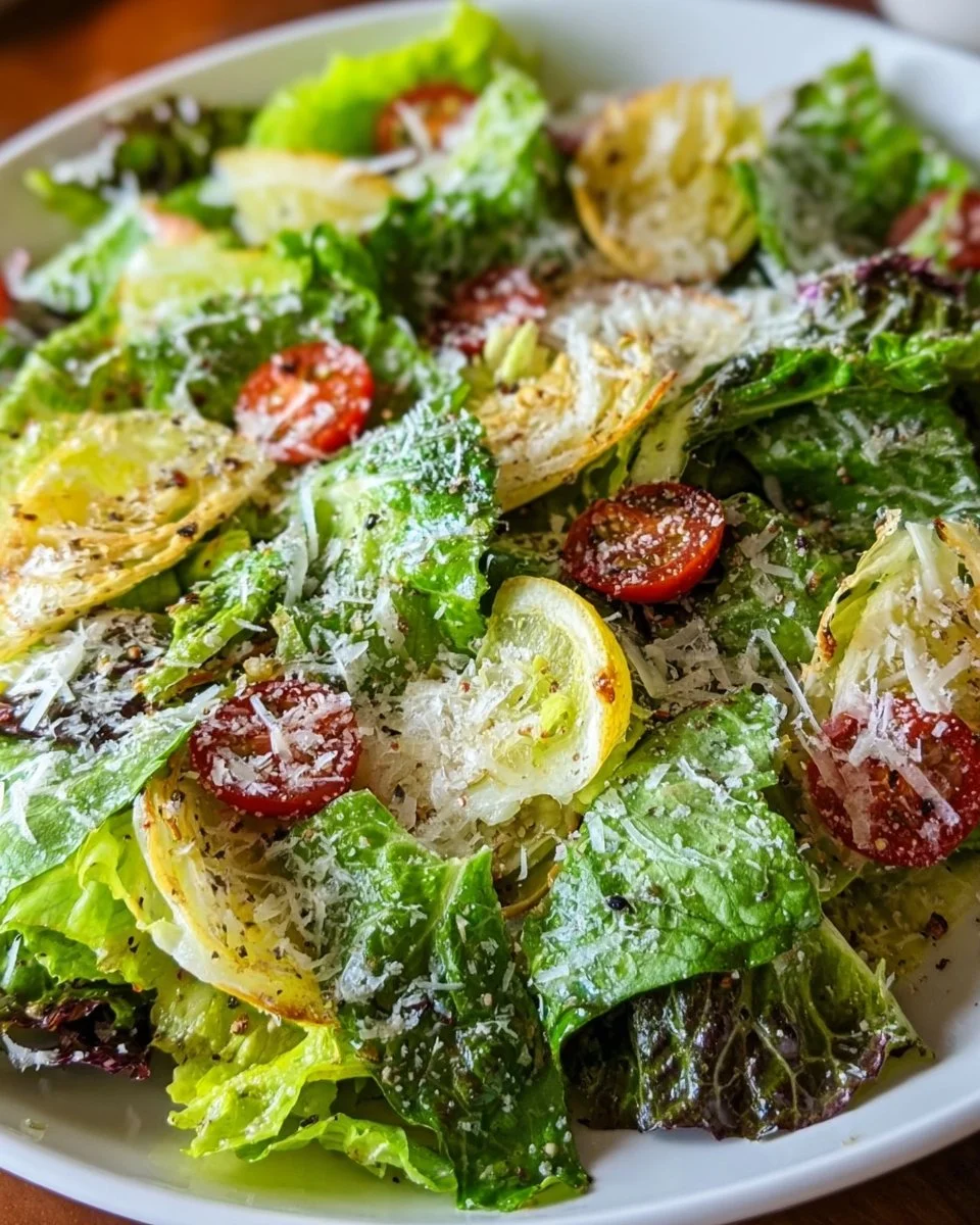 Fresh Lemon Parmesan Salad