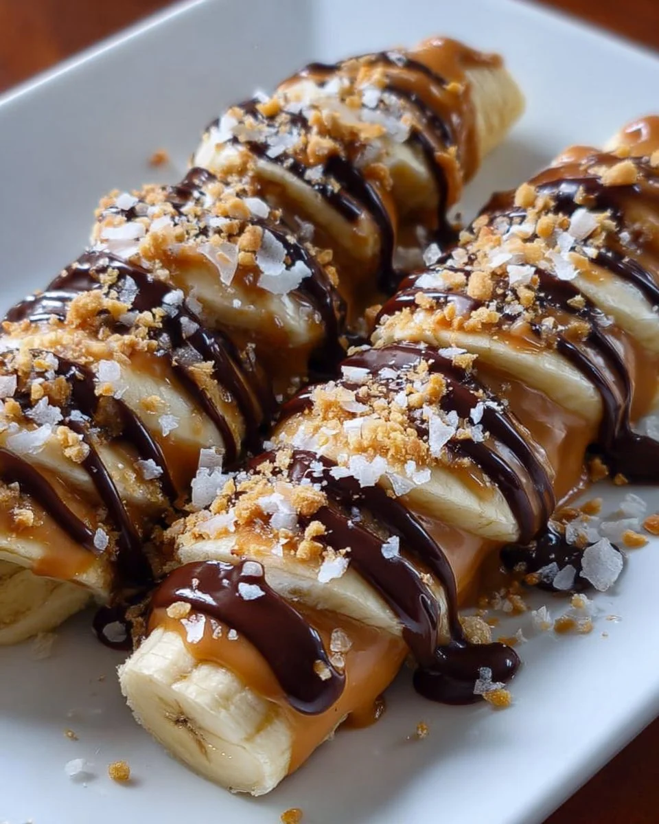 Frozen Banana Snickers