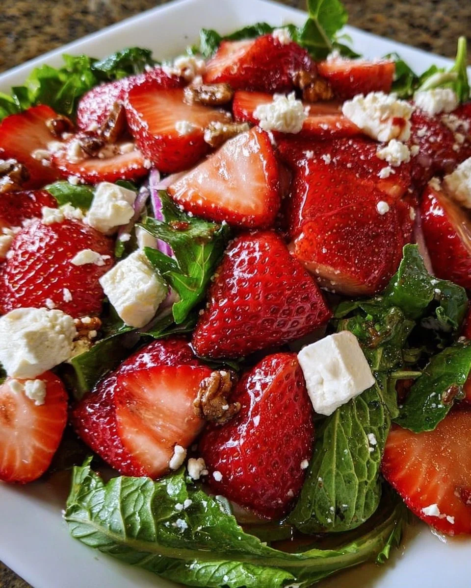 Grandma’s Strawberry Feta Salad