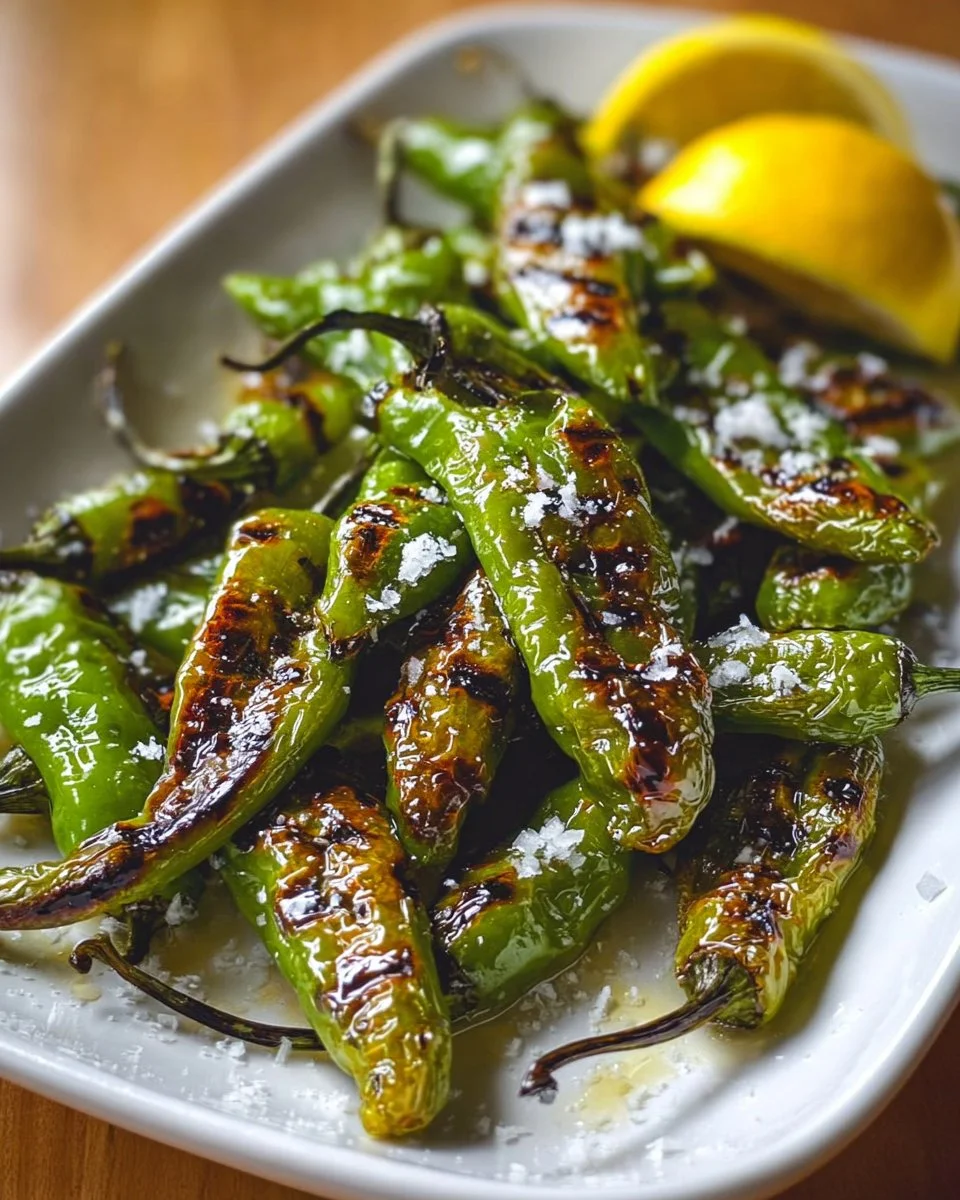 Grilled Shishito Peppers