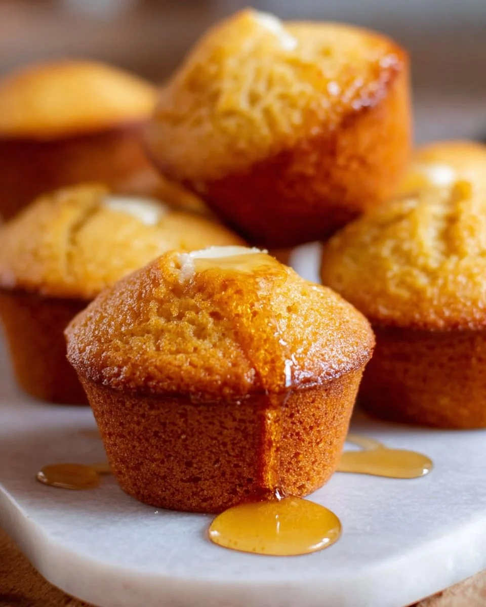 Honey Cornbread Muffins