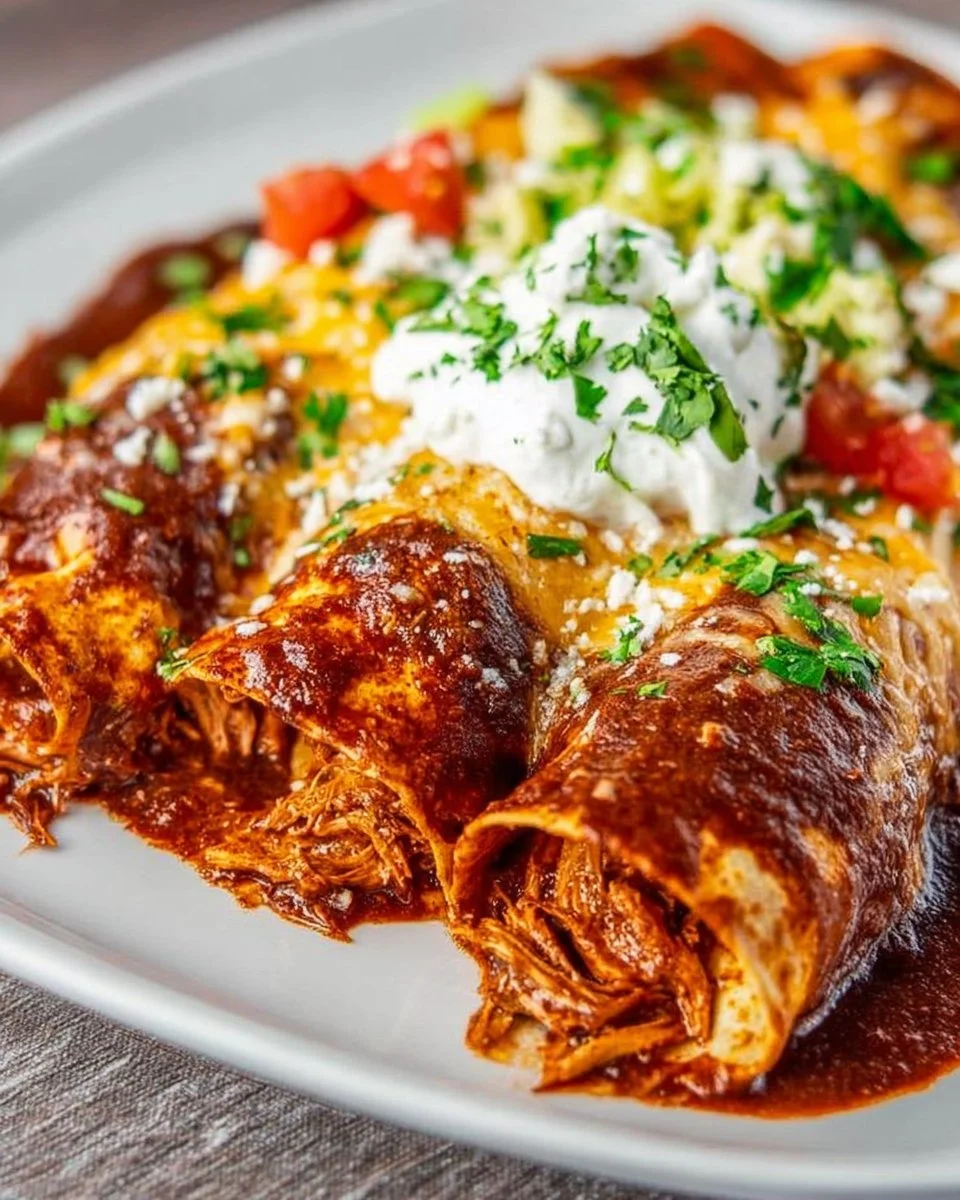 Mexican Mole Enchiladas
