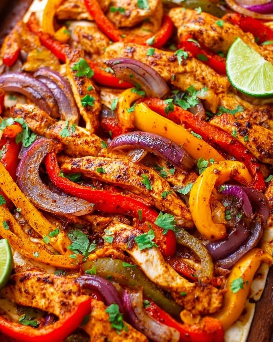 Sheet Pan Chicken Fajitas