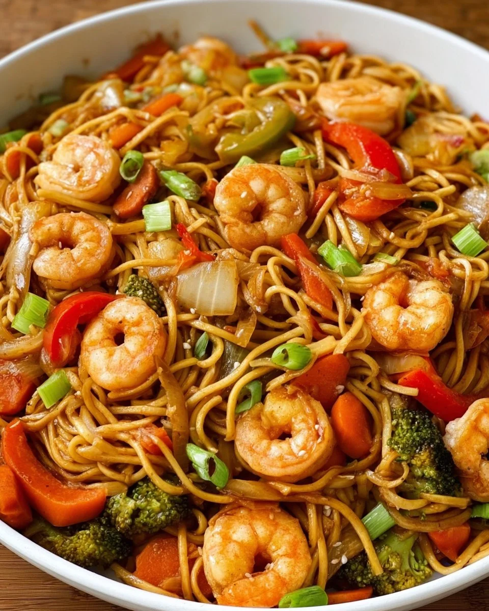 Easy Shrimp Lo Mein