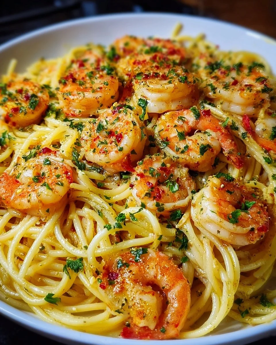 Easy Shrimp Scampi with Pasta