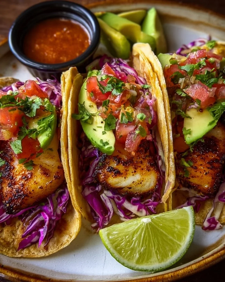 Fiesta-ready Fish Tacos
