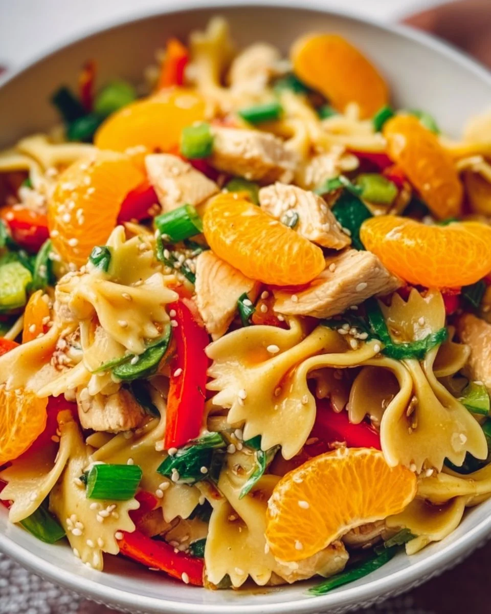Mandarin Chicken Pasta Salad