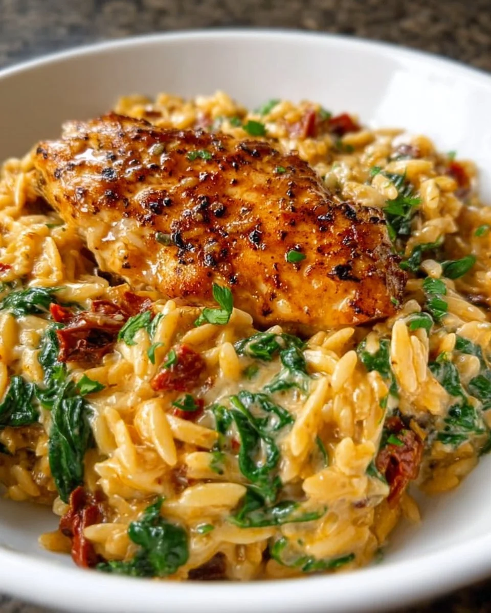 Marry Me Chicken Orzo