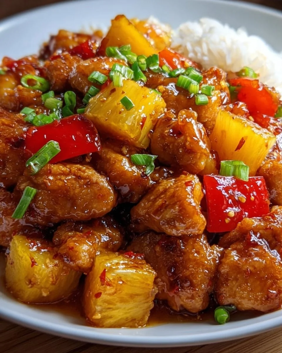 Slow Cook Pineapple Chicken