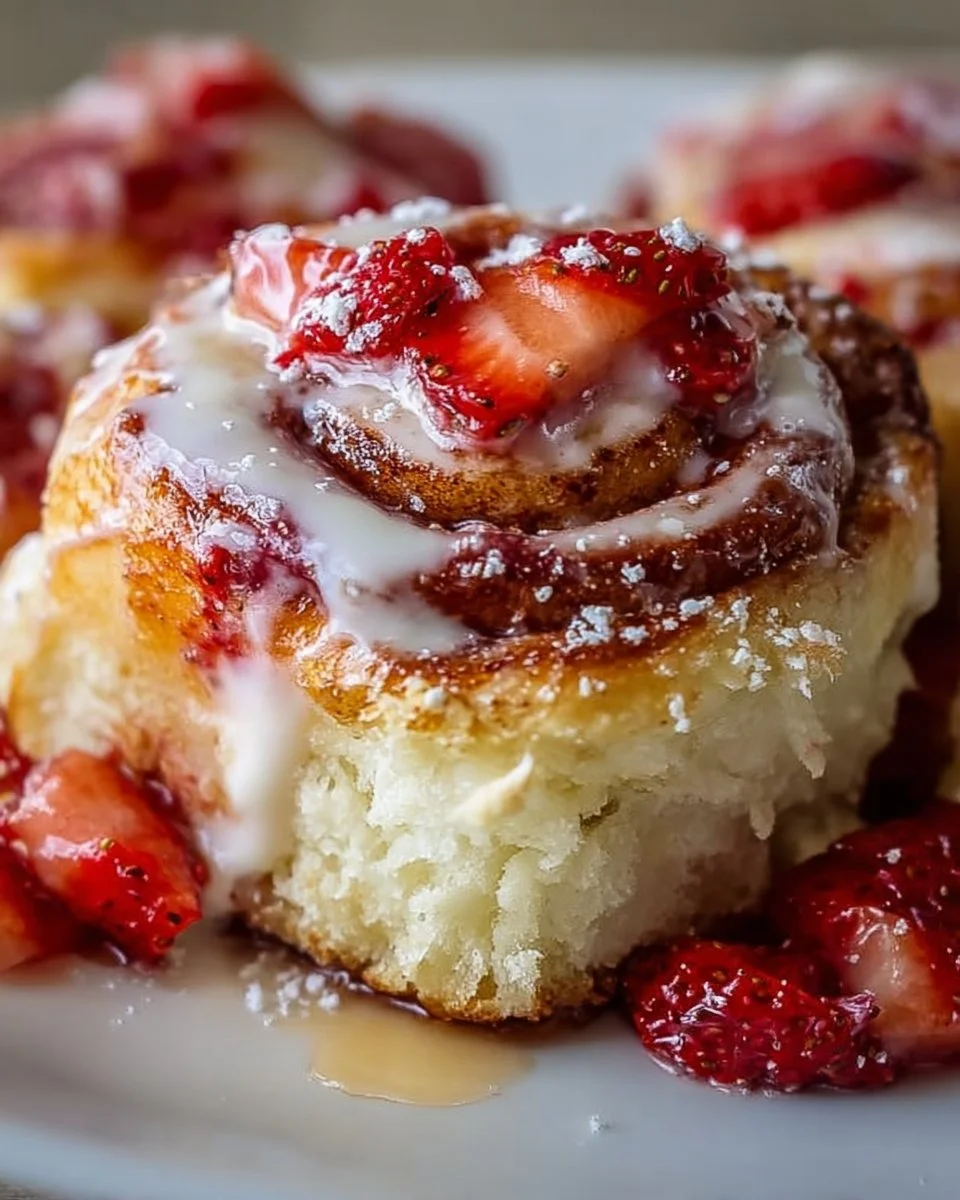 Strawberry Cinnamon Rolls